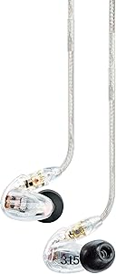 Shure SE315-CL-E In-Ear Audio Monitor Clear