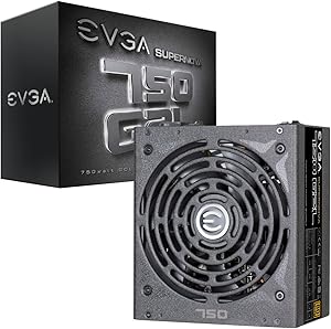EVGA 220-GL-0750-X1 Supernova 750 G2L - 750W Gold PSU, White LED