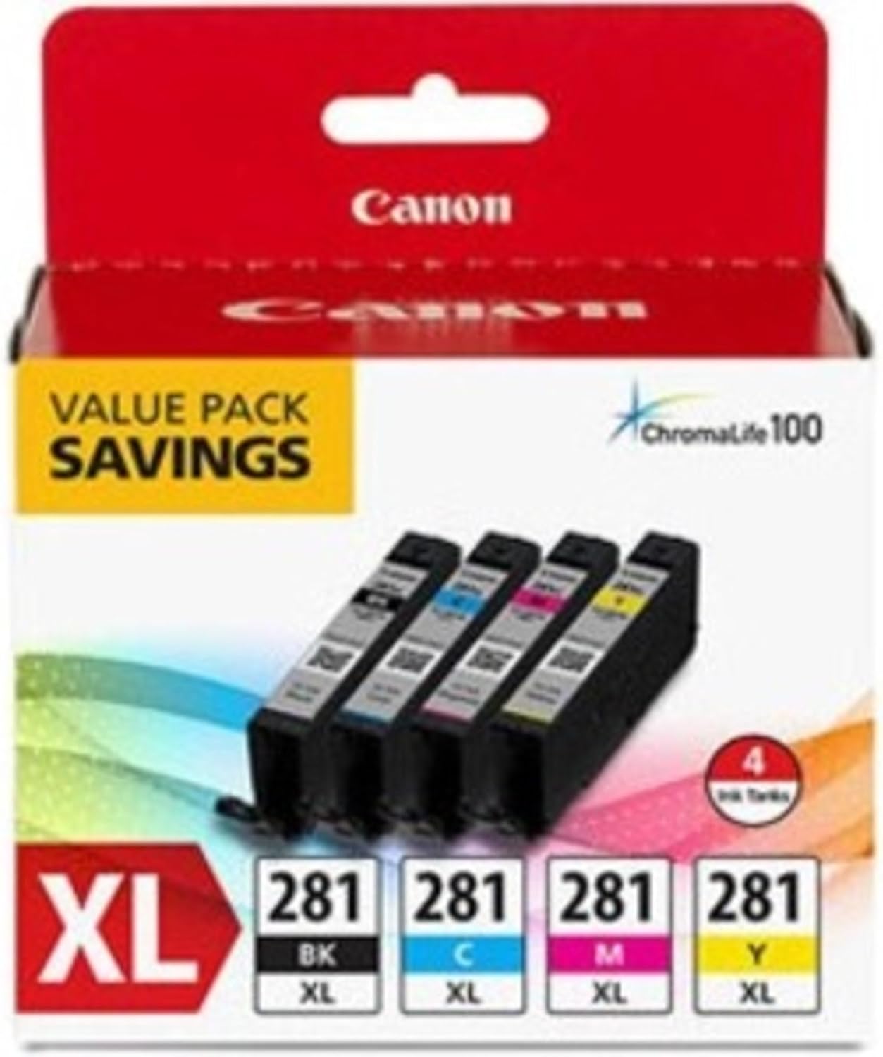 Canon 2037C005 CLI-281 XL Ink Cartridge Pack