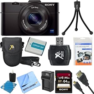 Sony DSC-RX100M2B Cyber-Shot Digital Camera Bundle
