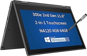 Lenovo 300e Gen 2 N4120 Touchscreen Winbook Professional