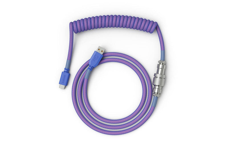 Glorious Nebula Coiled USB-C Mechanical Keyboard Cable — main product image