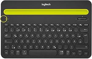 Logitech K480 2229440 White Wireless Multi-Device Keyboard