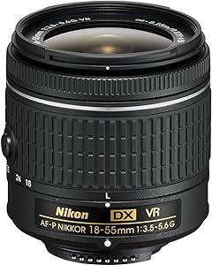 Nikon 18-55mm f/3.5-5.6G VR AF-P DX Lens — main product image