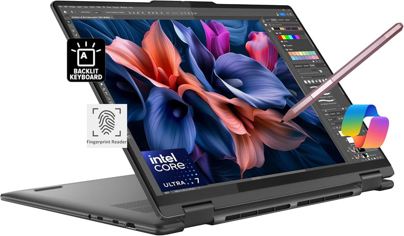 Lenovo Yoga 7i 16 Intel Ultra 7 AI Touchscreen Laptop — main product image