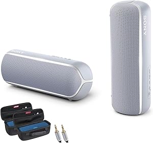 Sony SRS-XB22 Extra Bass Portable Bluetooth Speaker Bundle