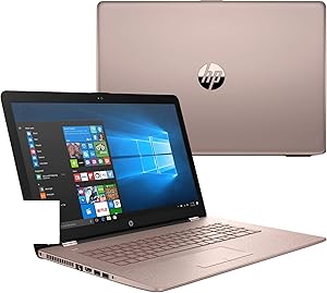HP 17-ak023cy 17.3" AMD A6 Laptop 8GB 1TB Rose (Renewed)
