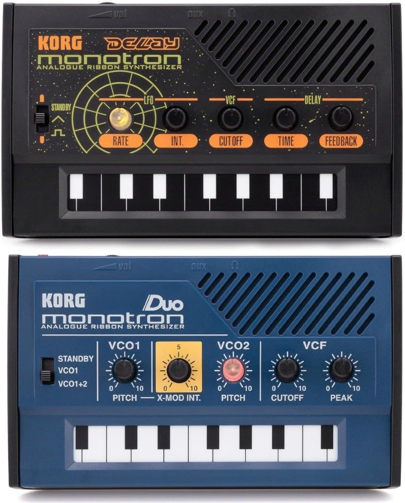 Korg 1 Monotron Duo Delay Analog Synth Bundle