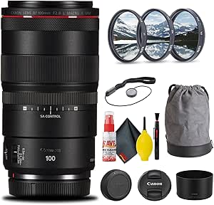 Canon 4514C002 RF 100mm f/2.8L Macro Lens Kit