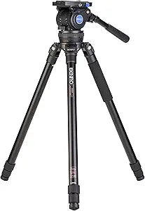 Benro A474TBV10H 100mm Bowl Aluminum Video Tripod Kit