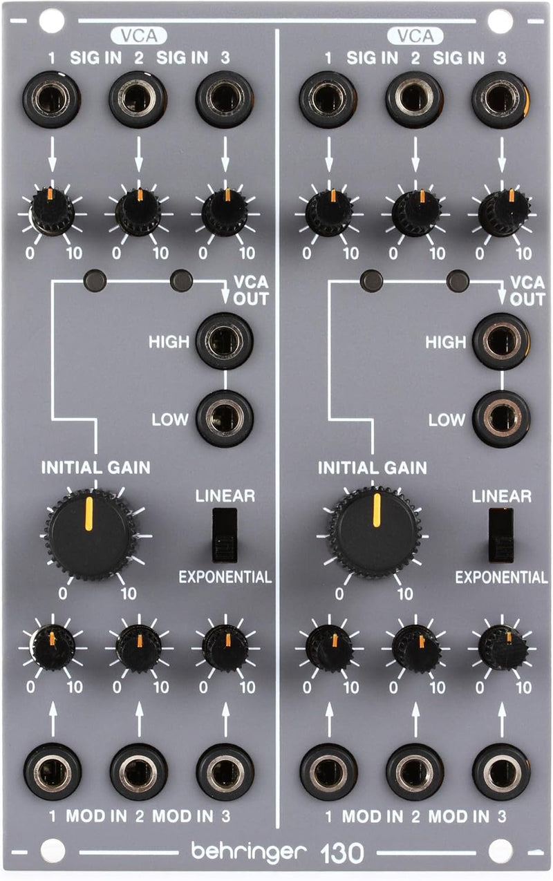 Behringer 130 Dual VCA Eurorack Analog Module — main product image