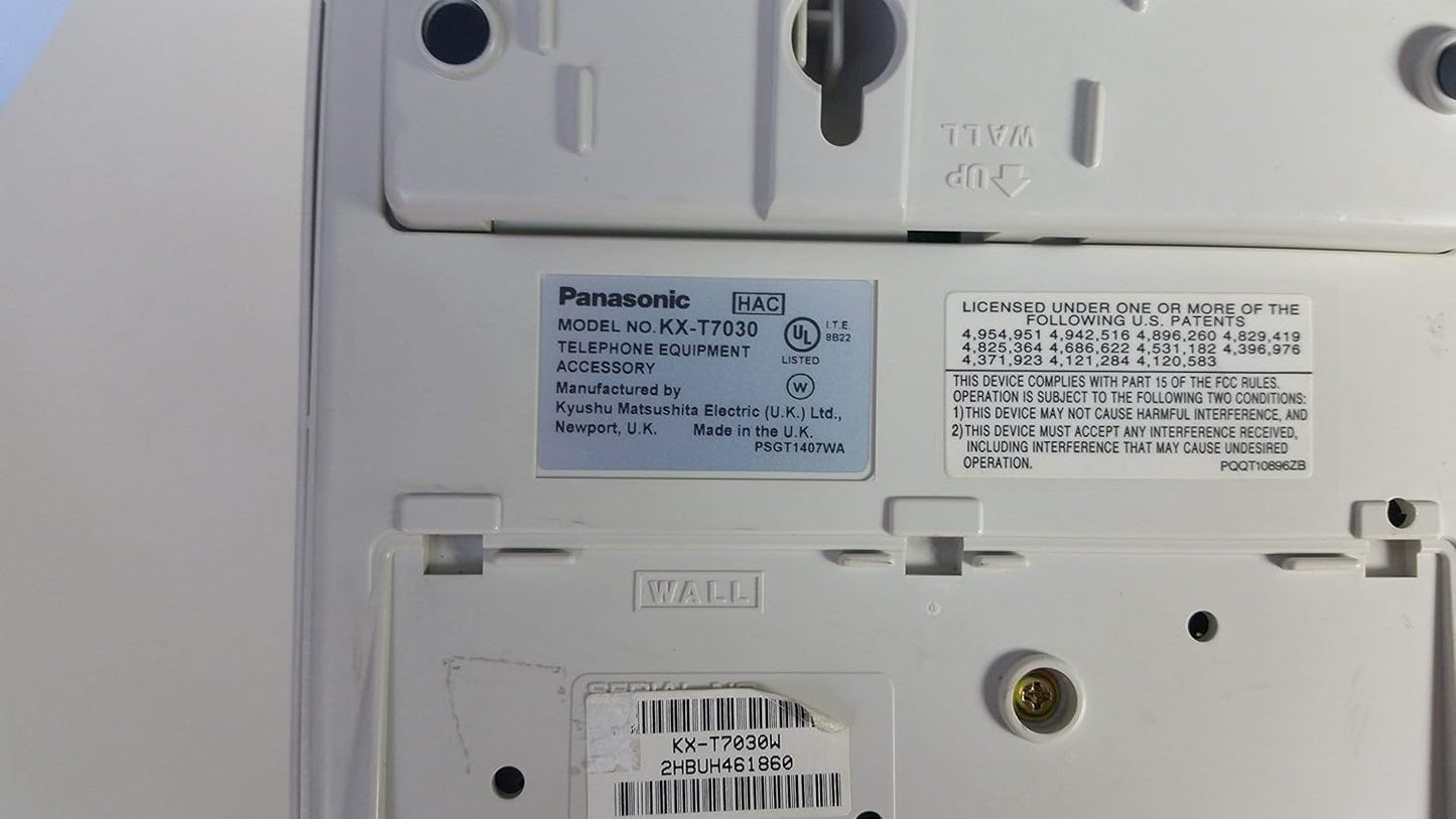 Panasonic KX-T7030-W 12-Button Display Speakerphone - White