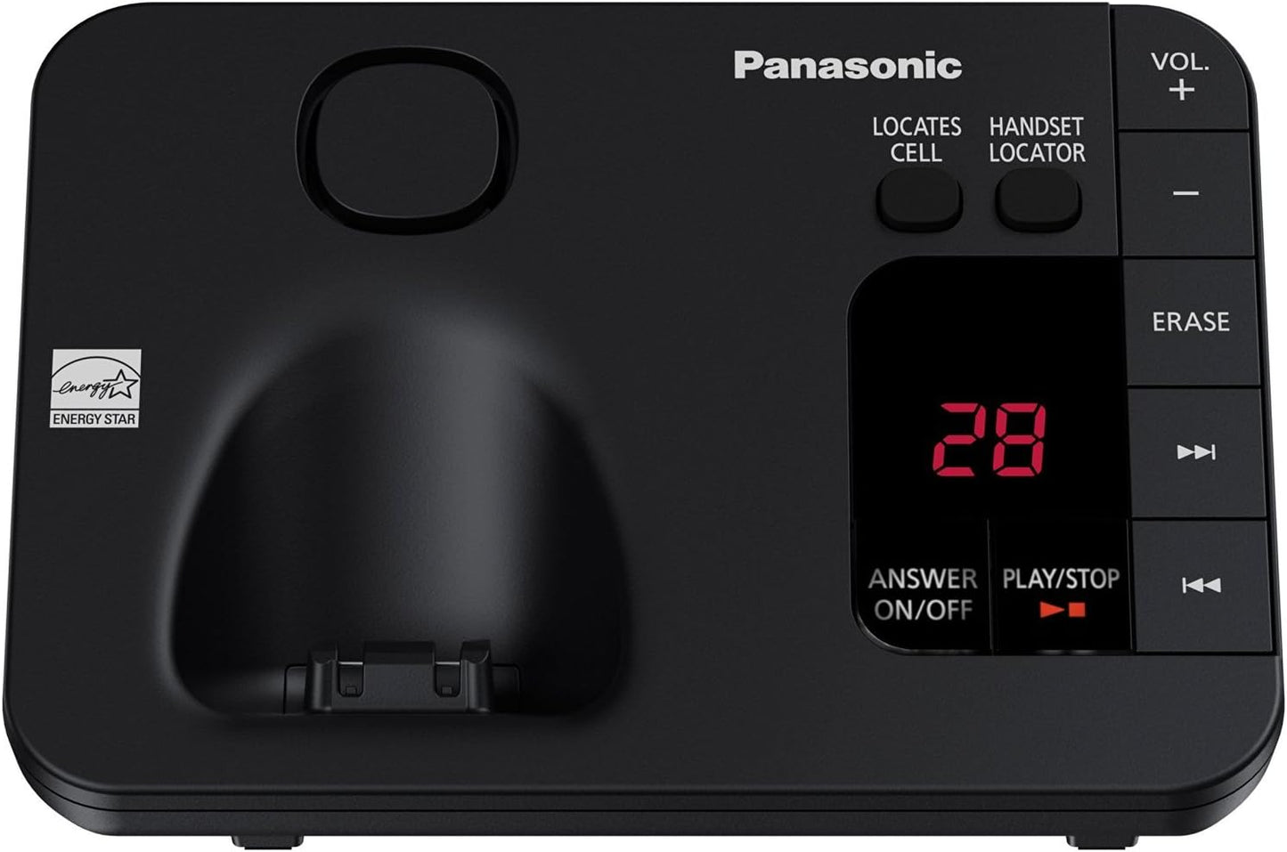 Panasonic KX-TGE433B - DECT 6.0 Cordless Phone - 3 Handsets