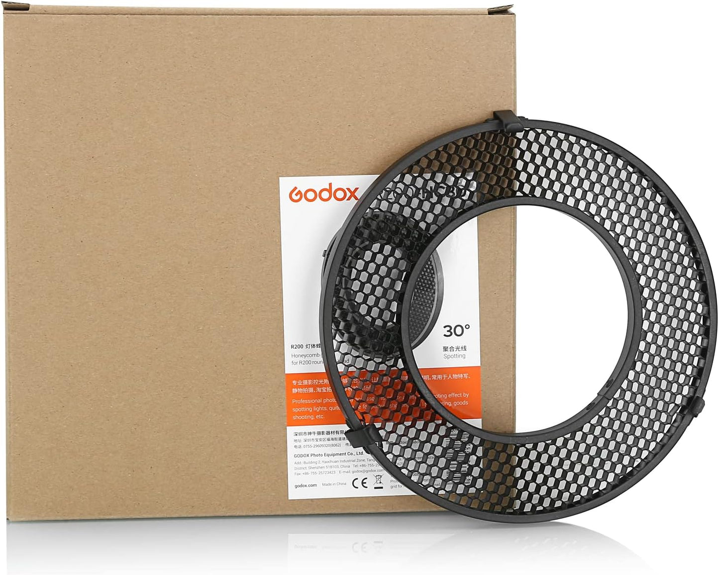 Godox R200-HC30 Honeycomb Grid, 30 Degree, R200 Ring Flash