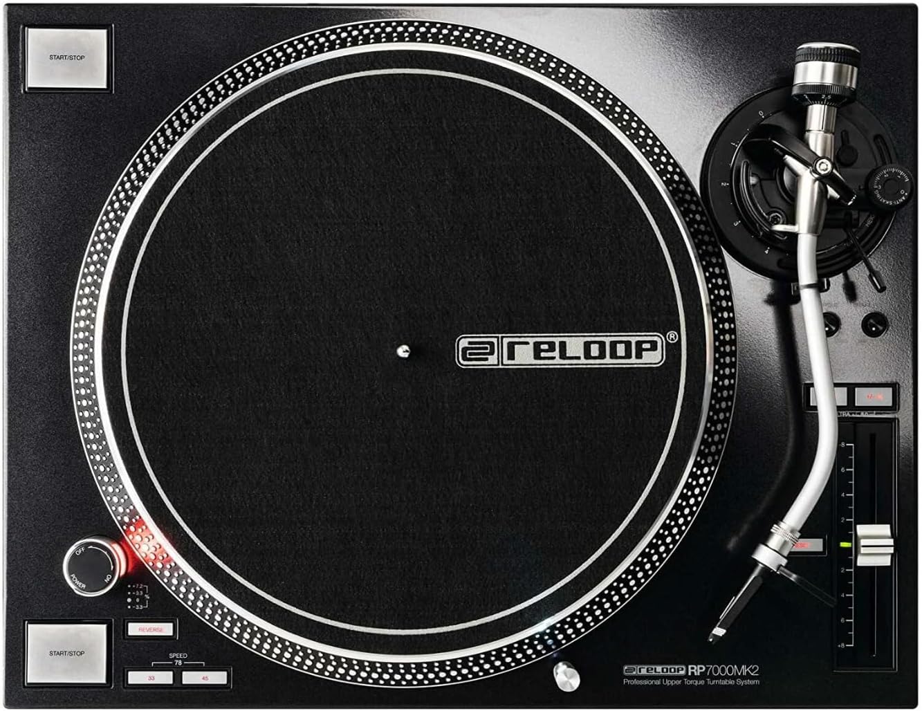 Reloop RP-7000 MK2 Turntable Pair Dust Cover Bundle
