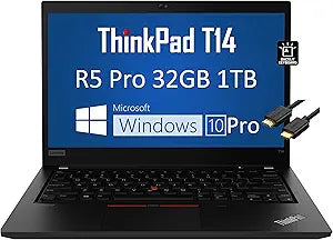 Lenovo ThinkPad T14 14" FHD Ryzen 5 Pro 32GB 1TB SSD Laptop