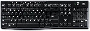 Logitech LOG920003051 K270 Wireless Keyboard with Unifying Receiver