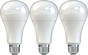 GE 99202 A21 Daylight LED Bulb 3-Pack