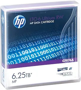HP C7976A LTO-6 Ultrium Tape Media 2.5TB/6.25TB