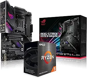 AMD Ryzen 5 5600X CPU & ROG Strix X570-E Motherboard Bundle — main product image
