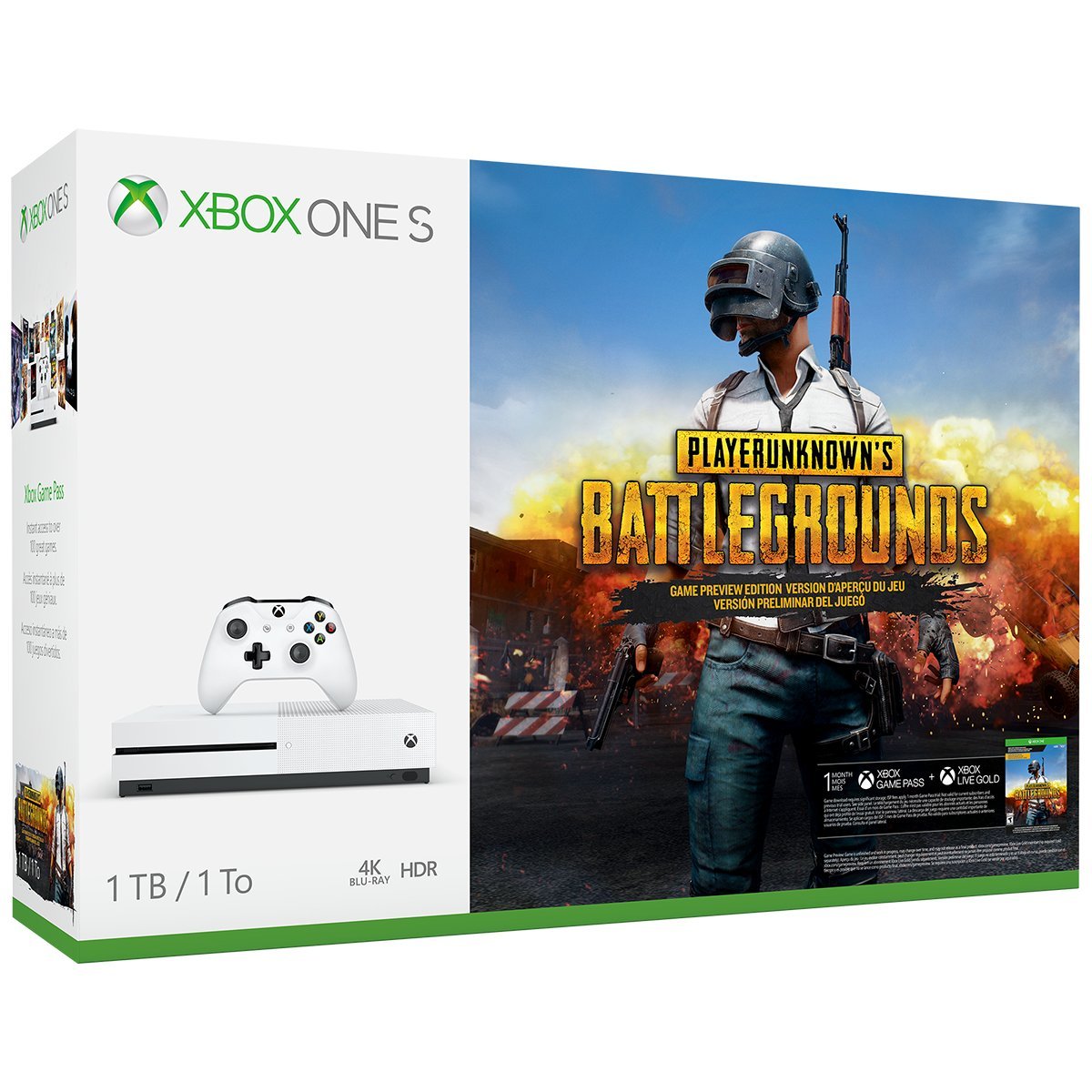 Microsoft 234-00301 Xbox One S 1TB PUBG Bundle Discontinued