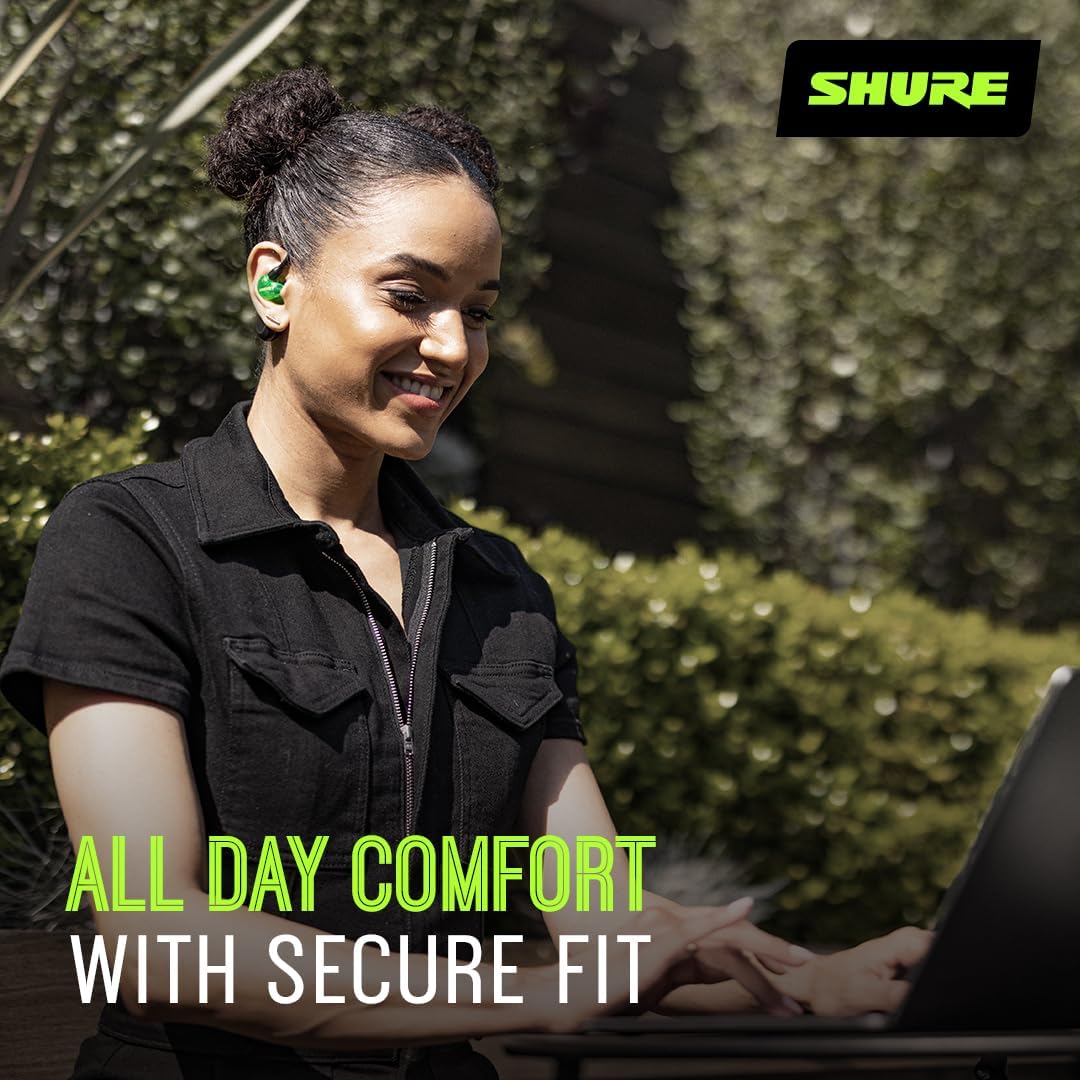 Shure SE215SPE-GN Green Sound Isolating Earphones
