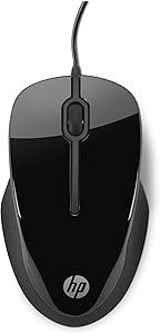 HP X1500 Wired USB Mouse - Black
