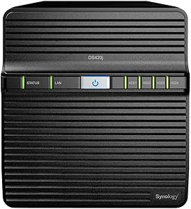 Synology DS420j DiskStation NAS 8TB SSD Storage