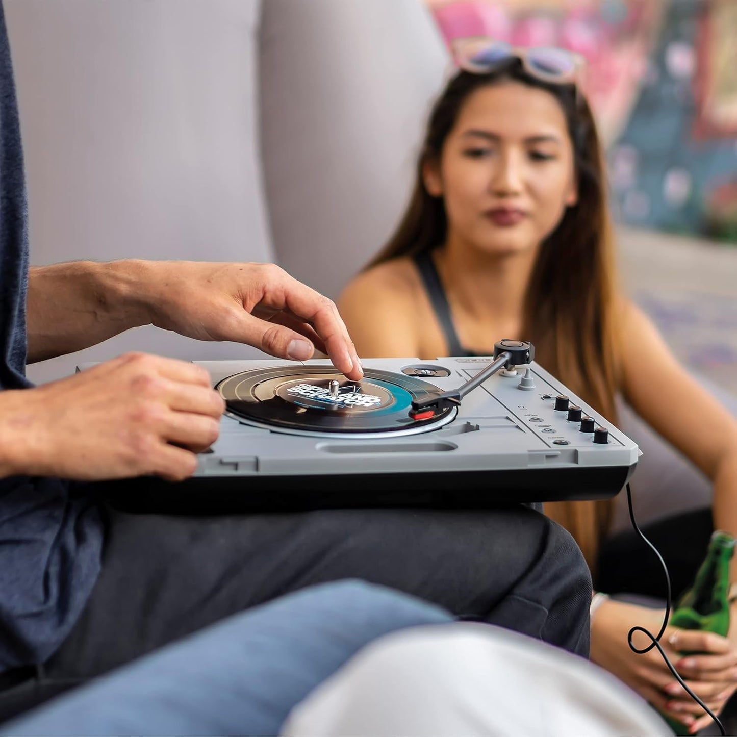 Reloop AMS-SPIN Portable Scratch Turntable System