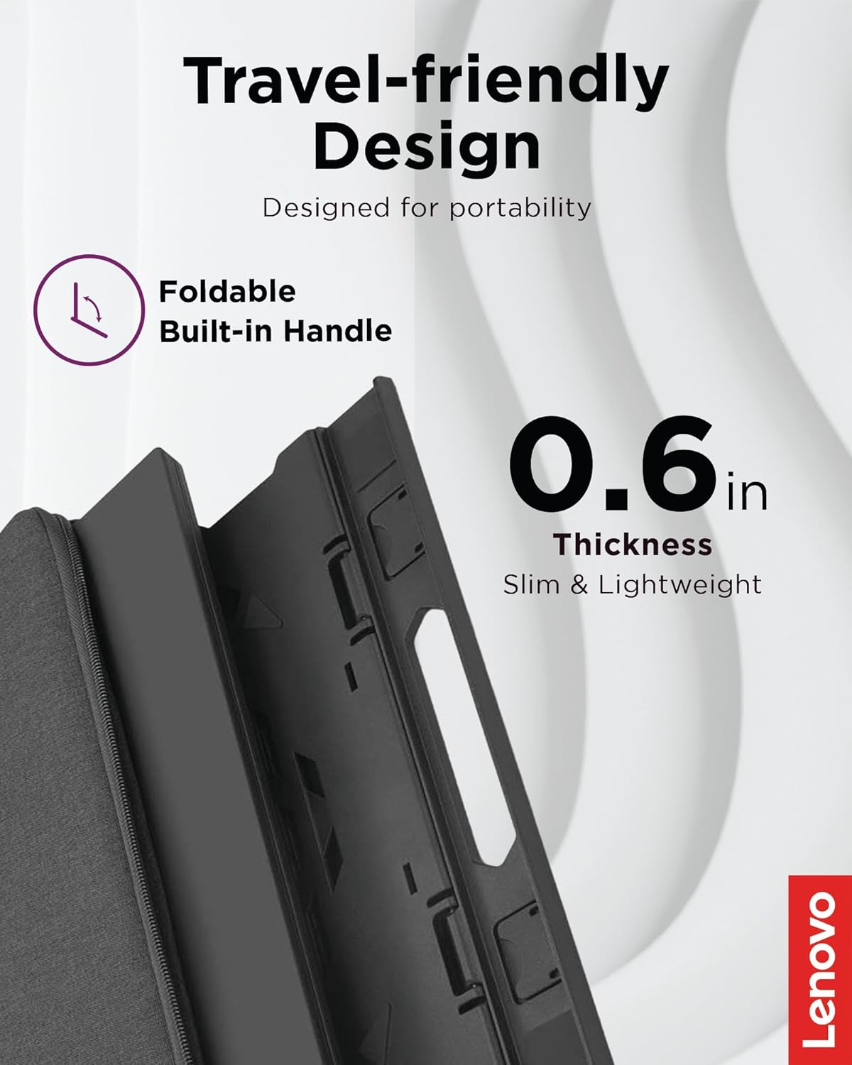 Lenovo GXF0X02619 2-in-1 Laptop Stand Adjustable Portable