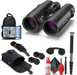 Leica 8x42 Noctivid Binoculars Black with Accessory Bundle