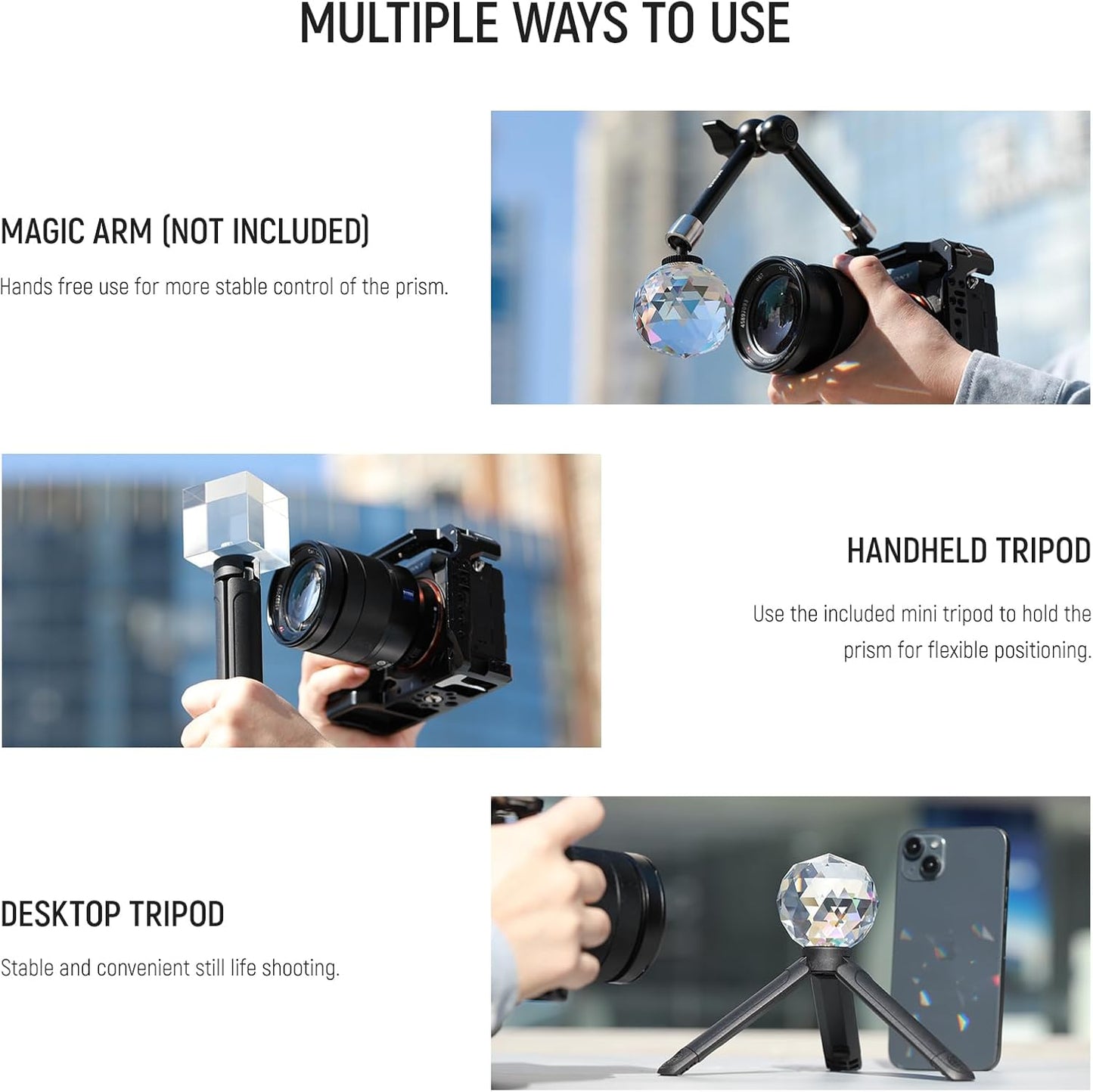 Neewer CY002 Photography Prism Set with Tripod