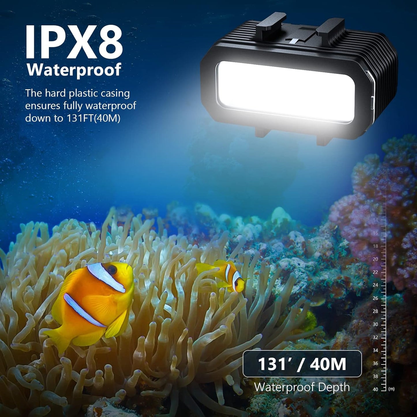 Neewer 10100460 WP11 Waterproof LED Light 40m