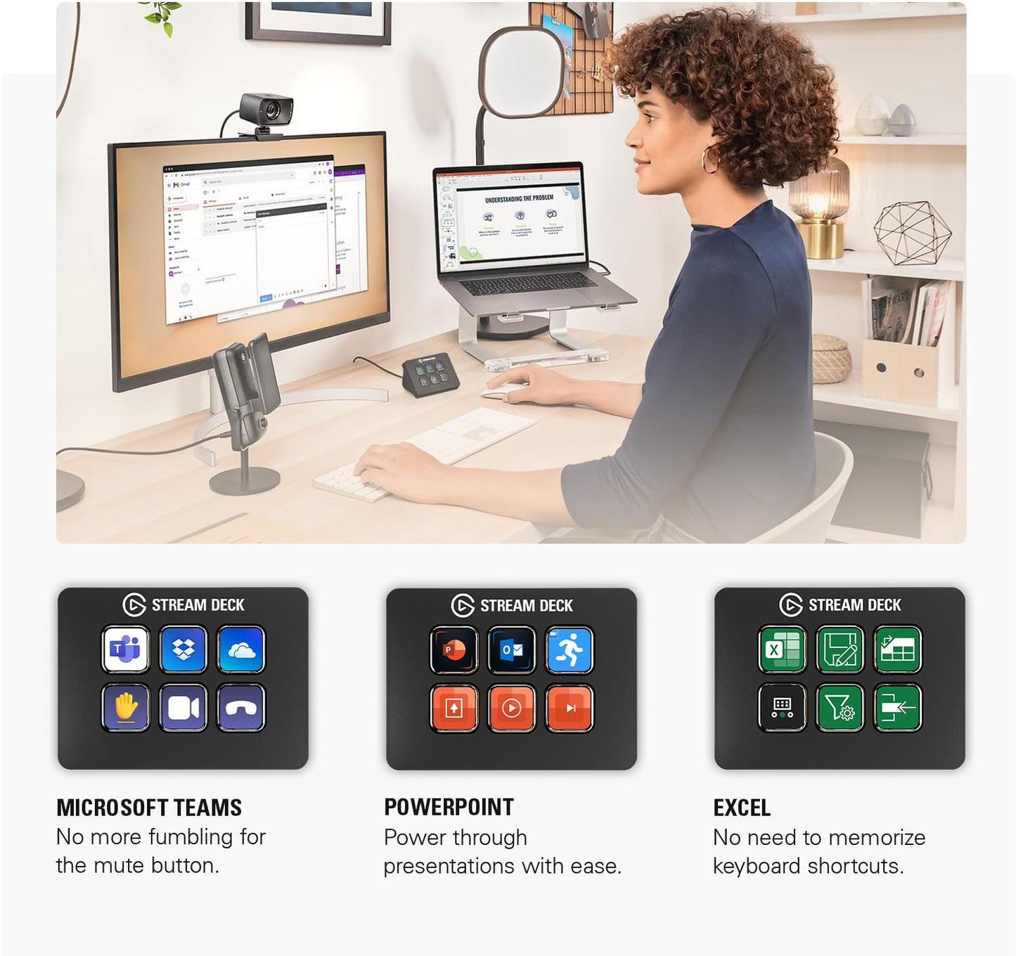 Elgato 10GAI9901 Stream Deck Mini Zoom Teams Controller