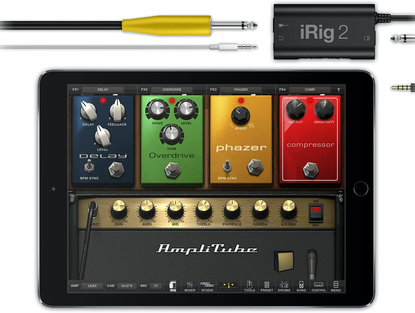 IK Multimedia IPIRIG2PLGIN - iRig 2 Guitar Interface - iOS/Android
