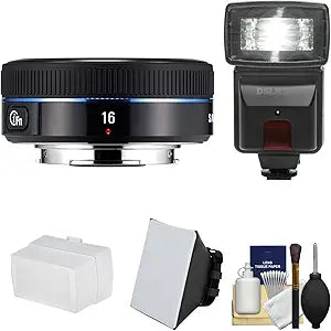 Samsung 16mm f/2.4 NX Ultra Wide Pancake Lens — main product image