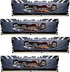 G.Skill F4-2933C14Q-64GFX 64GB (4x16GB) DDR4 Flare X Series
