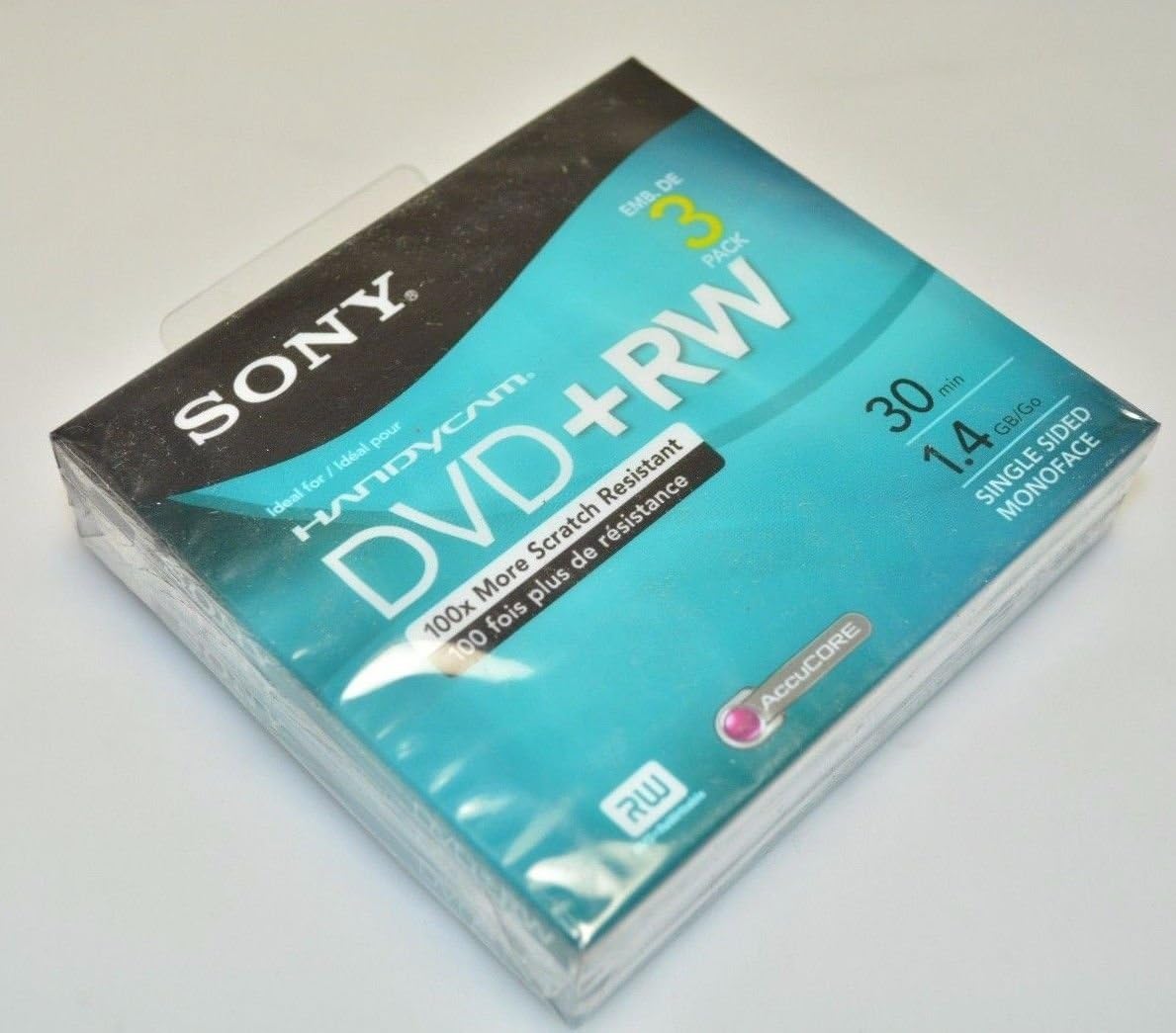 Sony FBA_DPW30R2/3 DVD+RW 8cm 3-Pack Discs