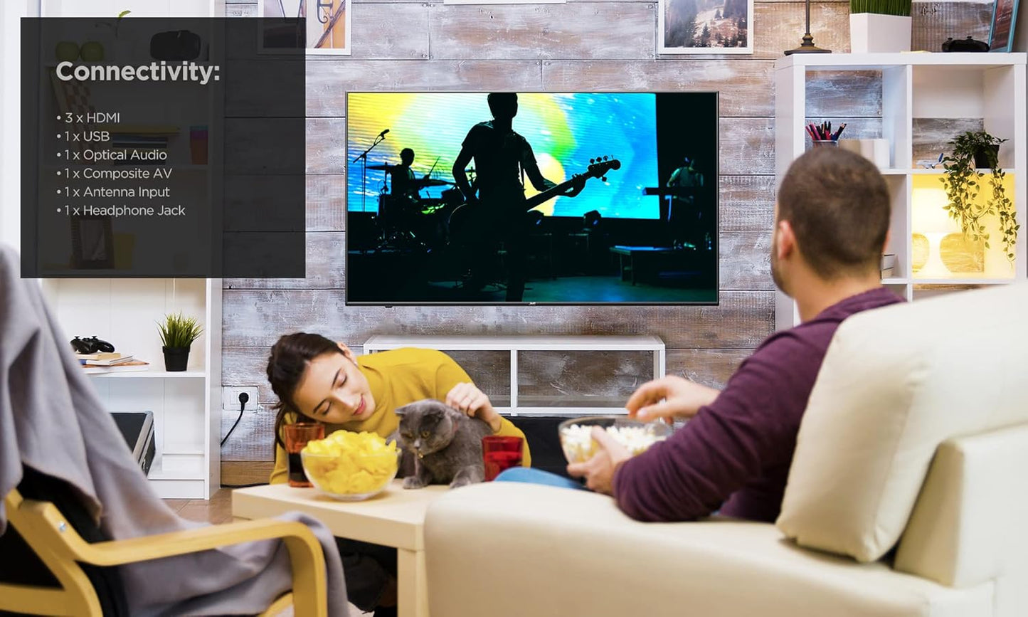 JVC LT43MAW5 43-Inch 4K UHD Roku Smart TV