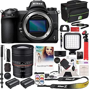 Nikon E23NKZ6XROK85 Z6 Mirrorless Camera Lens Bundle