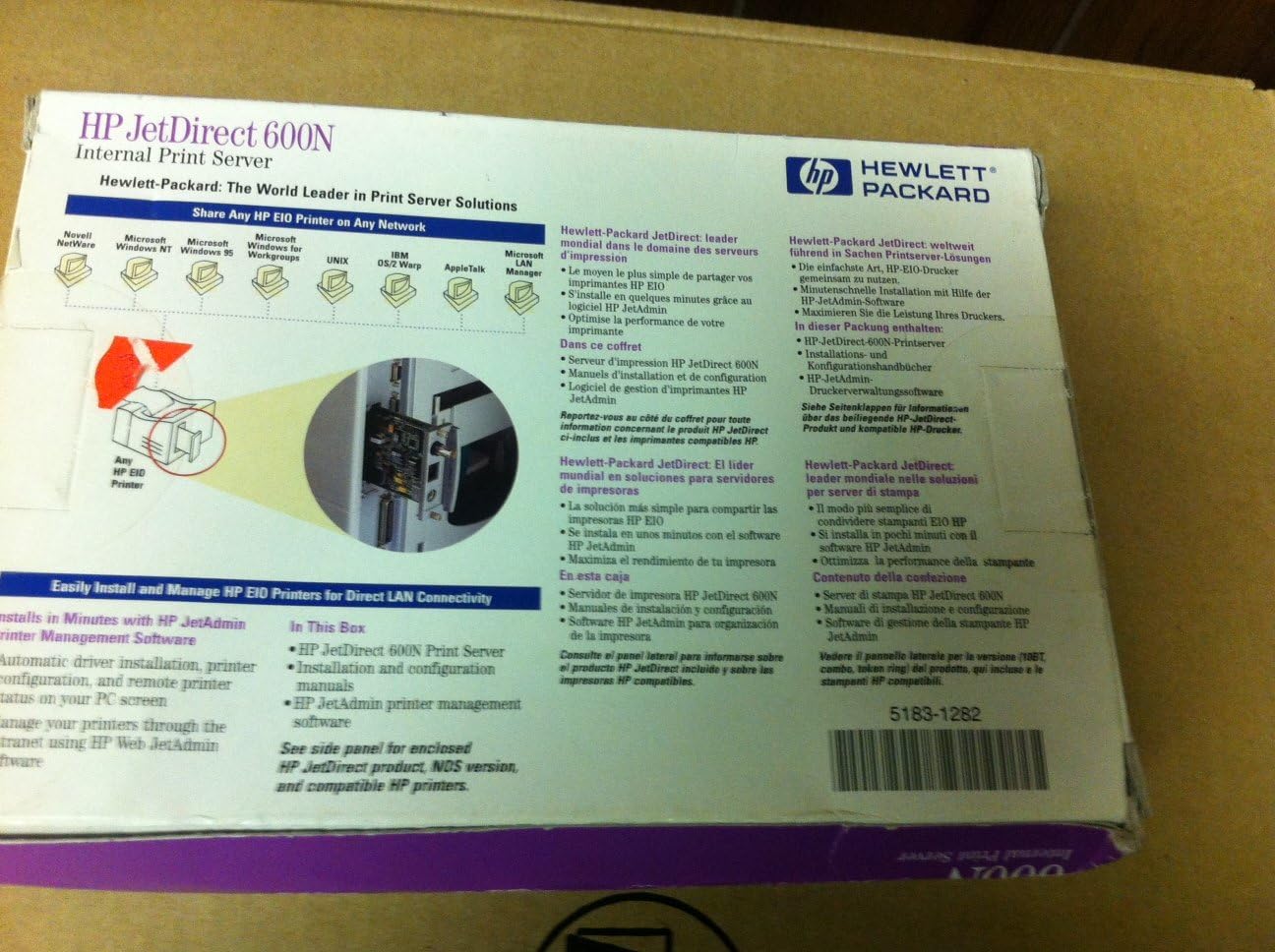 HP J3111A JetDirect 600N EIO Print Server