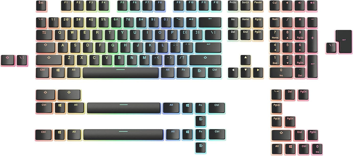 Glorious GLO-KC-AURA2-B Aura V2 Black PBT Pudding Keycaps