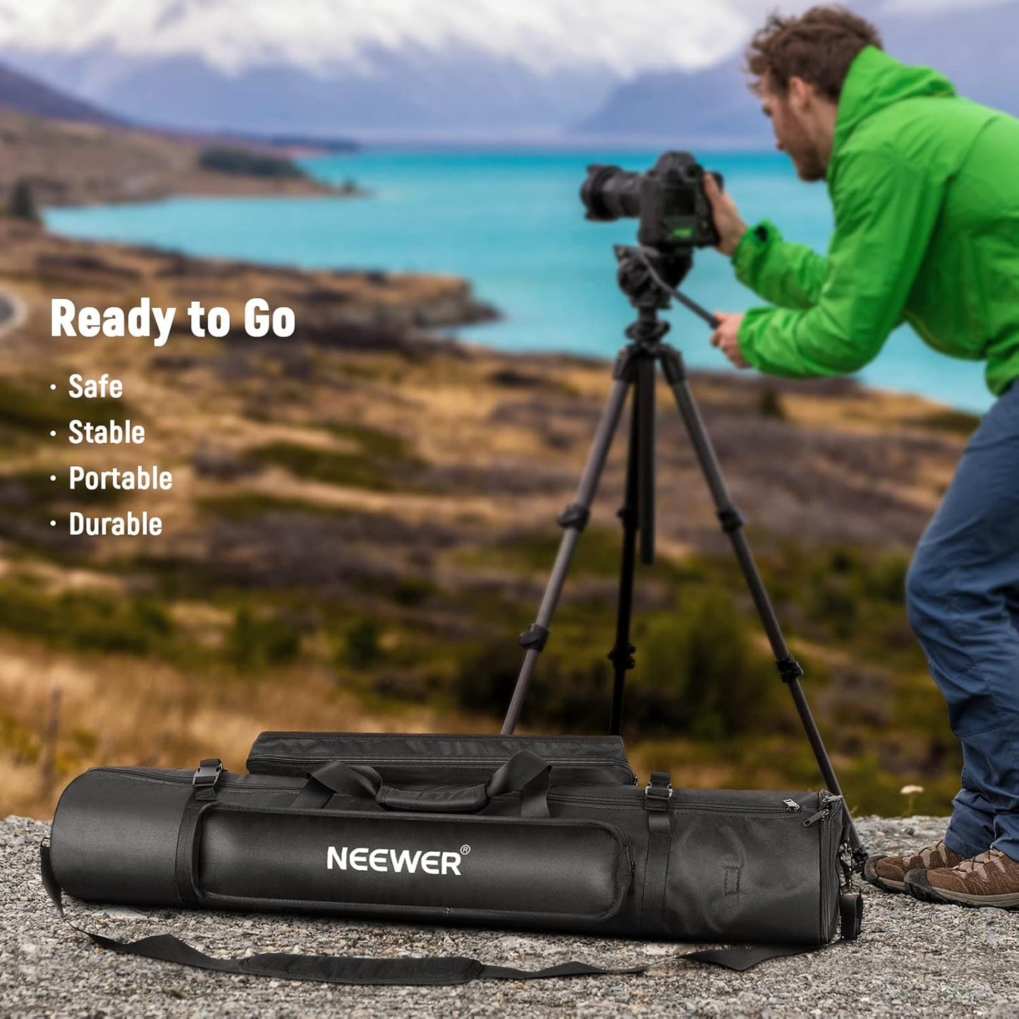Neewer Tripod Carrying Case Heavy-Duty Waterproof Bag