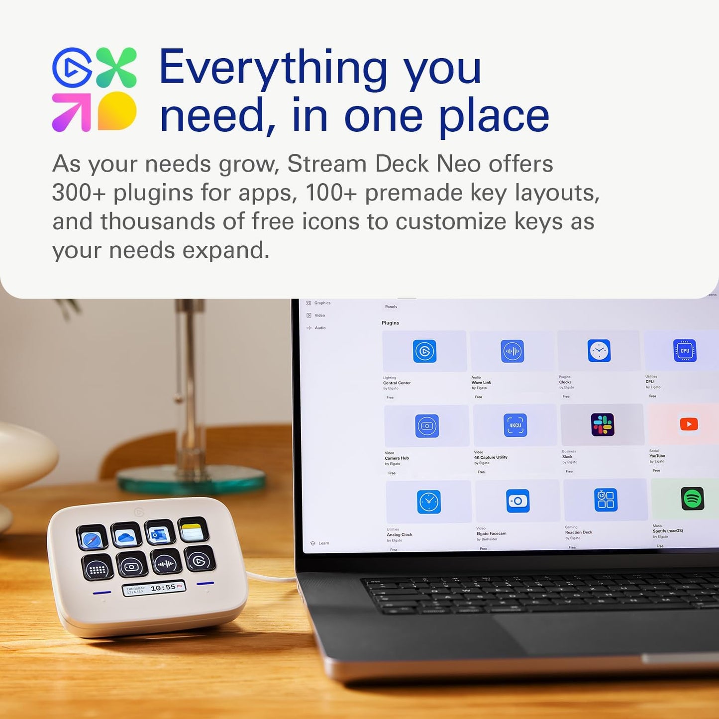Elgato 20GBJ9901 Stream Deck Neo - 8 Keys