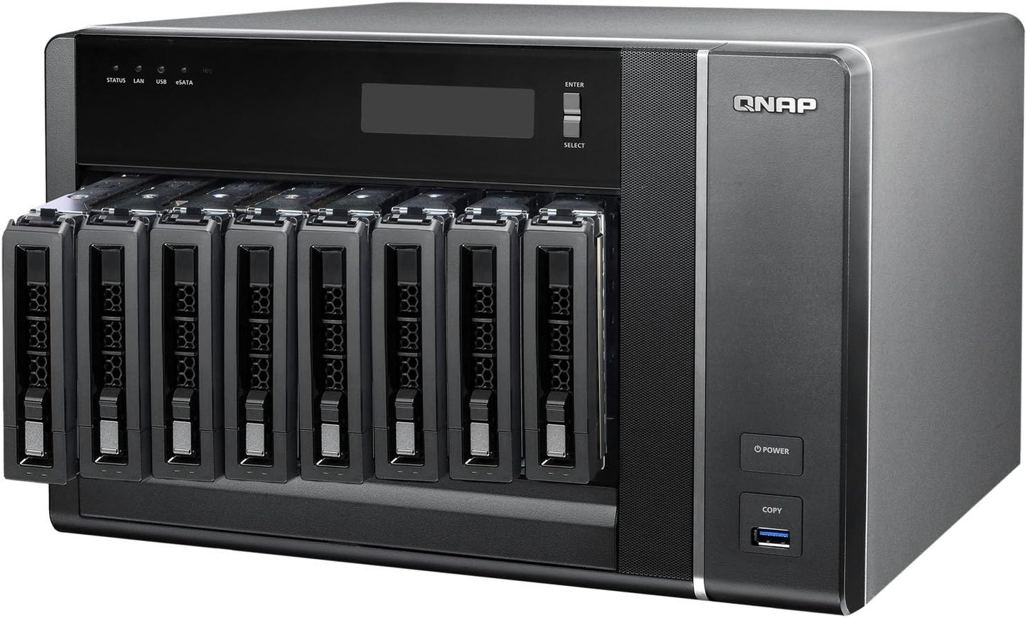 QNAP TVS-EC1080-i3-8G 10-Bay NAS 10Gbe i3