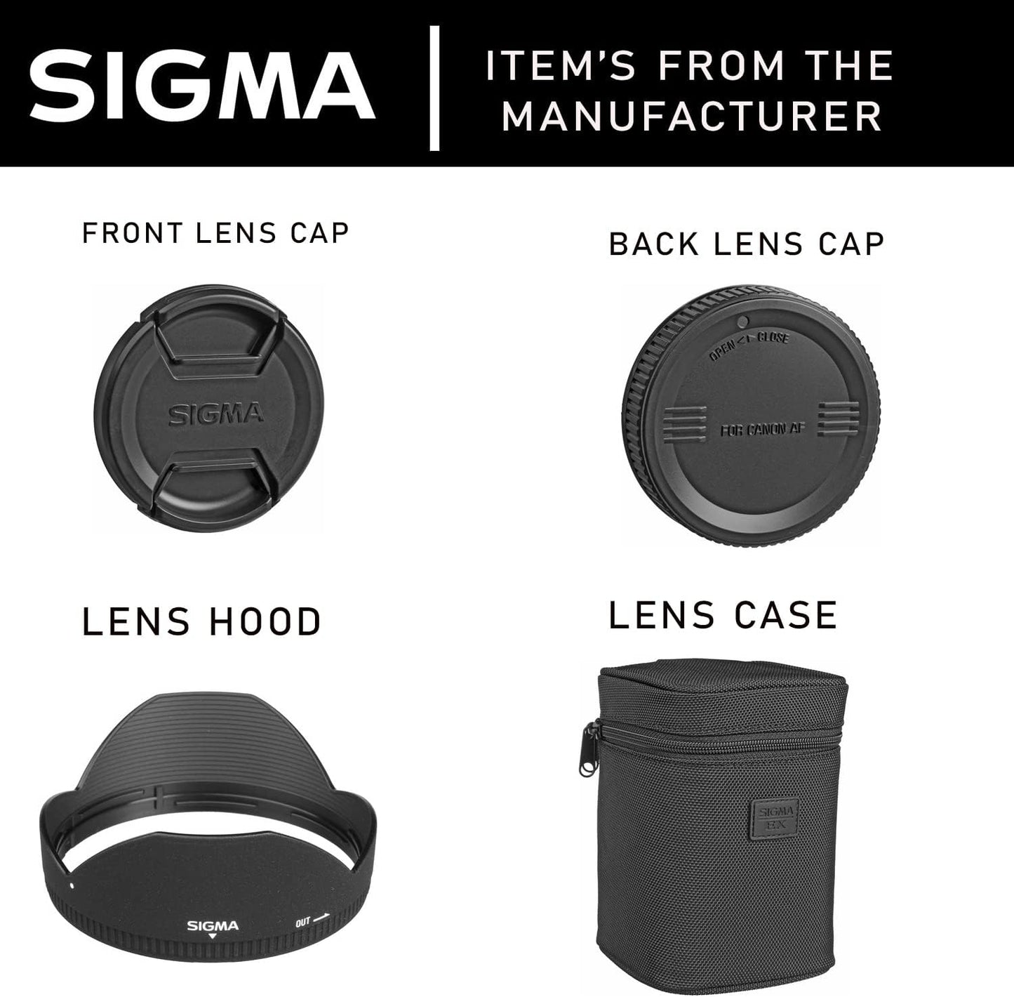 Sigma 583101 17-50mm f/2.8 Canon EF Lens Bundle