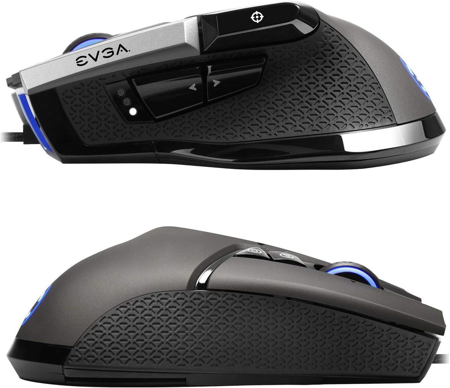 EVGA 903-W1-17GR-KR X17 Gaming Mouse Wired Customizable Grey