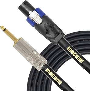 Mogami GOLD SPEAKER SO TS-06 6ft speakON to 1/4" Speaker Cable
