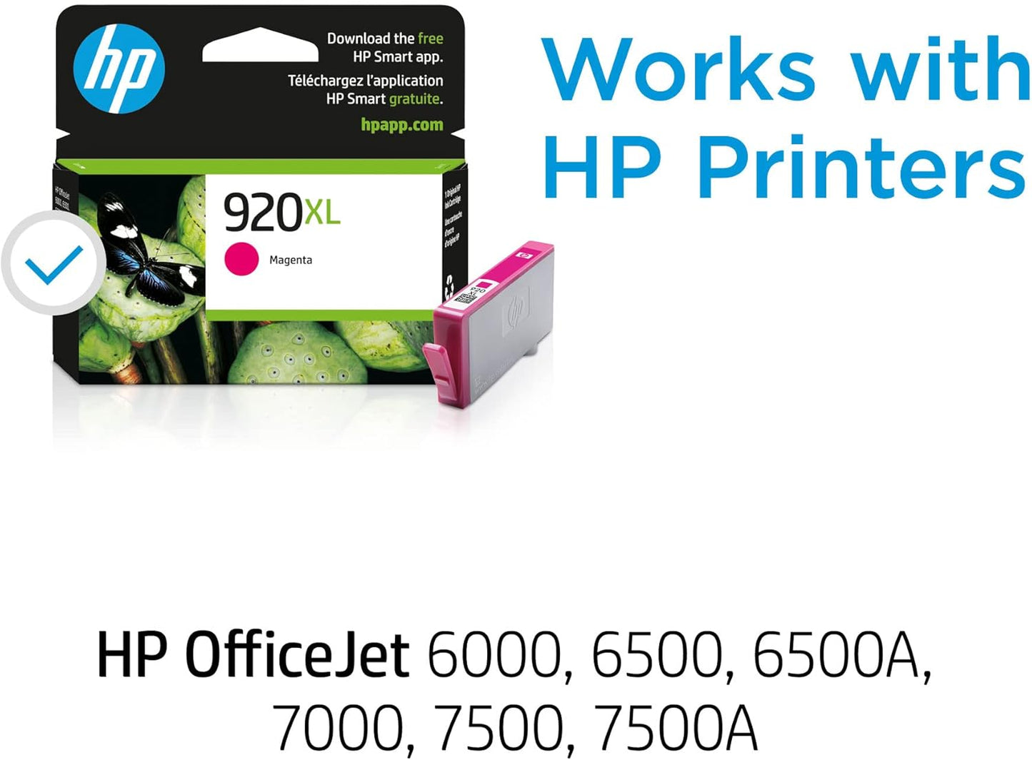 HP CD973AN#140 920XL Magenta High-Yield Ink Cartridge