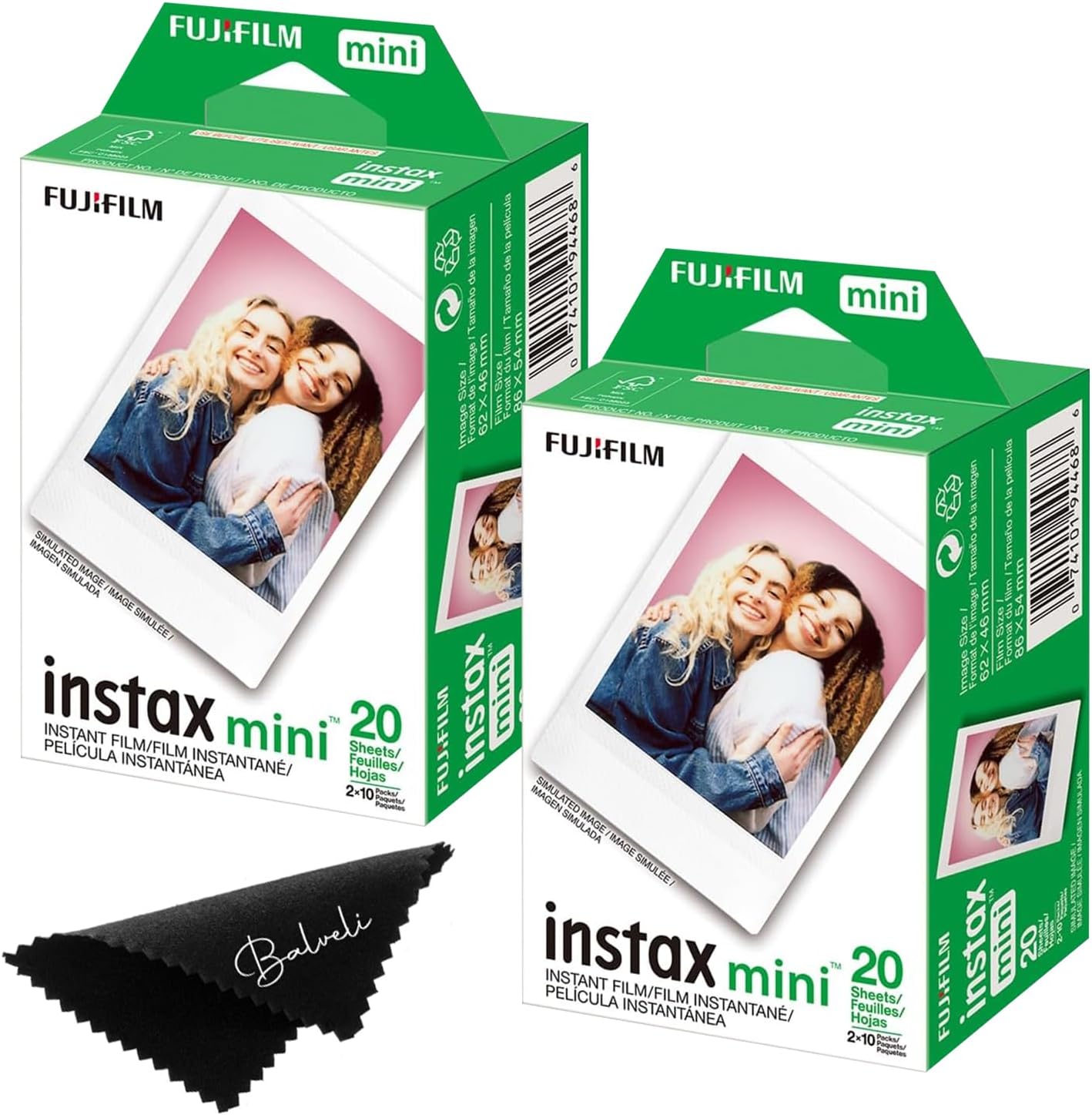 Fujifilm instaxminitwin Mini Instant Film 40 Exposures